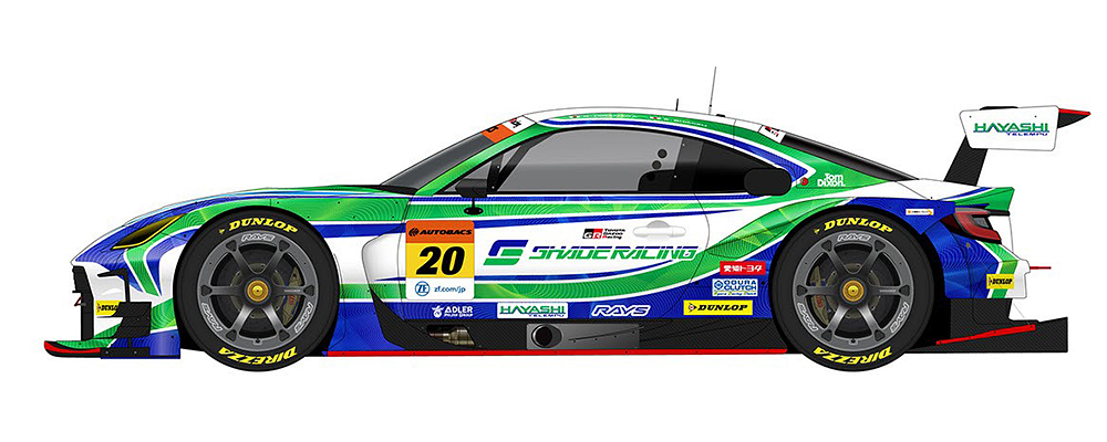 SUPER GT GT300クラス参戦車両 GR86 GT 左側面
