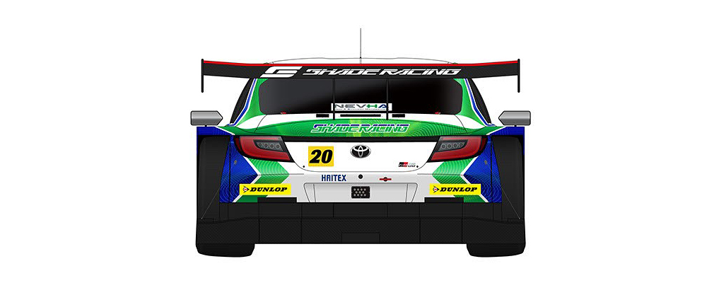 SUPER GT GT300クラス参戦車両 GR86 GT 背面