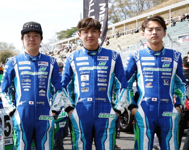 HIRO HAYASHI 選手/平中 克幸 選手/清水 英志郎 選手