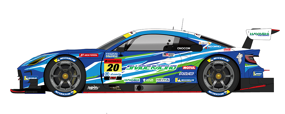 SUPER GT GT300クラス参戦車両 GR86 GT 左側面