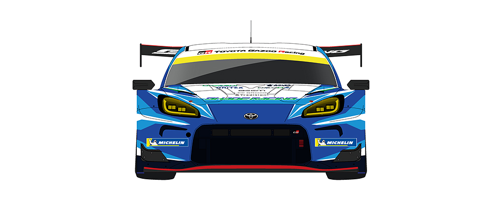 SUPER GT GT300クラス参戦車両 GR86 GT 前面