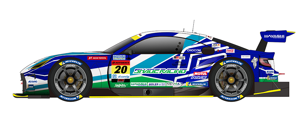 SUPER GT GT300クラス参戦車両 GR86 GT 左側面