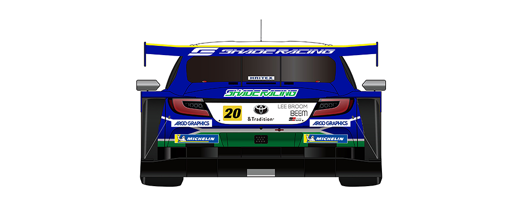 SUPER GT GT300クラス参戦車両 GR86 GT 背面